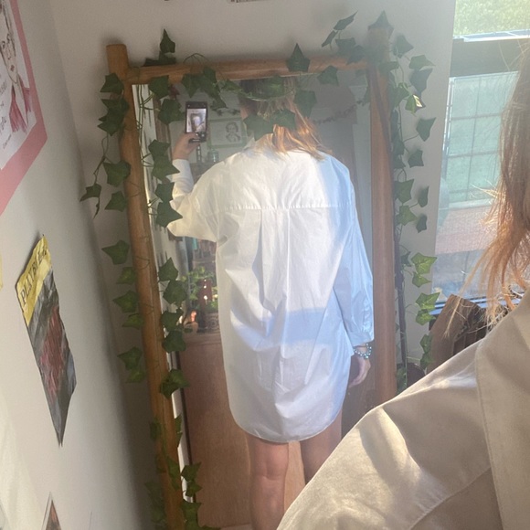 NWOT & Other Stories White Button-Up Shirt - Picture 6 of 6